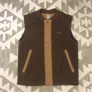 Brown ll bean vest